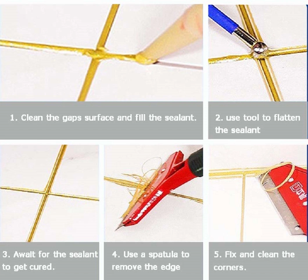 Gap Filling Sealant Beauty Ceramic Tile Epoxy Resin Glue Sealant Adhesive for Wall and Flooring